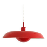 Red RA-40 pendant lamp by Piet Hein for Lyfa, Denmark 1960's