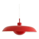 Red RA-40 pendant lamp by Piet Hein for Lyfa, Denmark 1960's