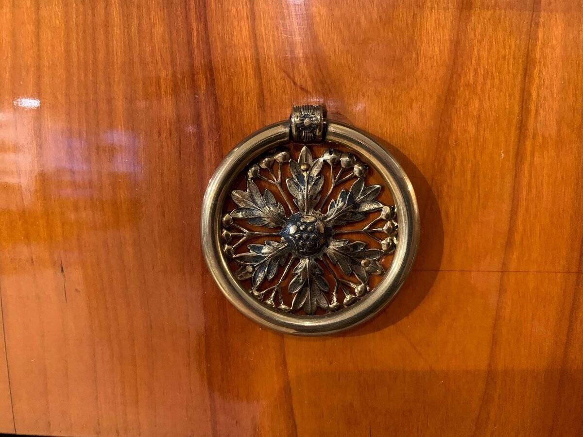 Biedermeier Secretaire in Cherry Veneer, South Germany, 1820s