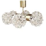 Sputnik chandelier, Kamenicky Senov, Czechoslovakia, 1970s.