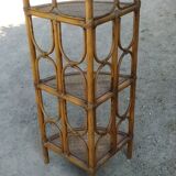 Rattan shelf