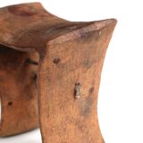 African wooden headrest 70s