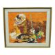 Einar persson (1918-2006), swedish abstract still life, oil on canvas, 1960s