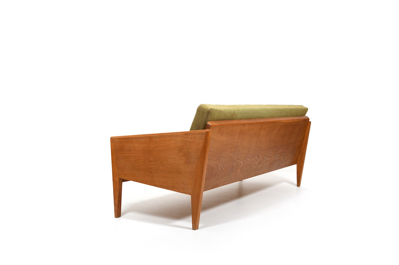 Rare Illum Wikkelsø Sofa in Oak early 1950s.