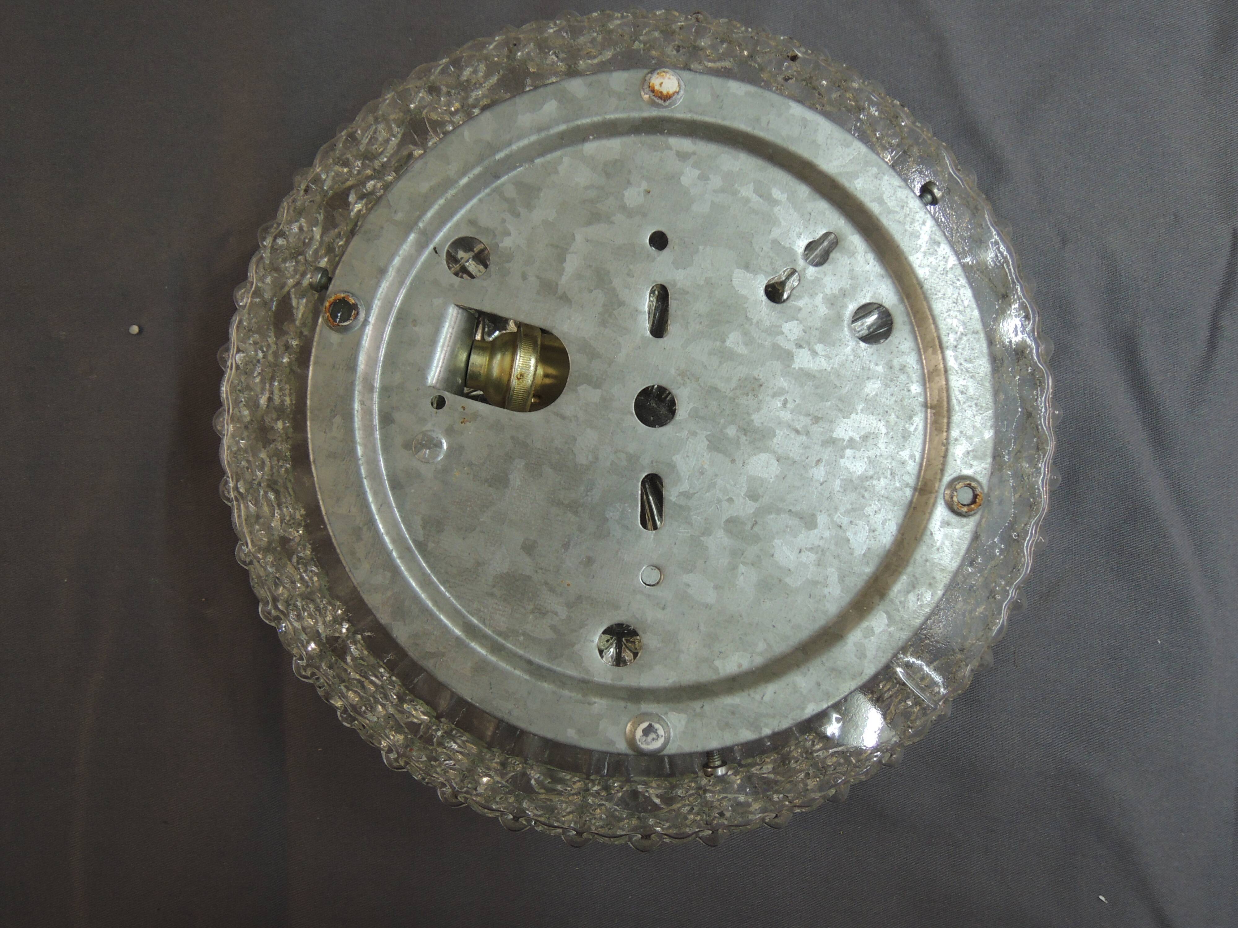 Glass ceiling light