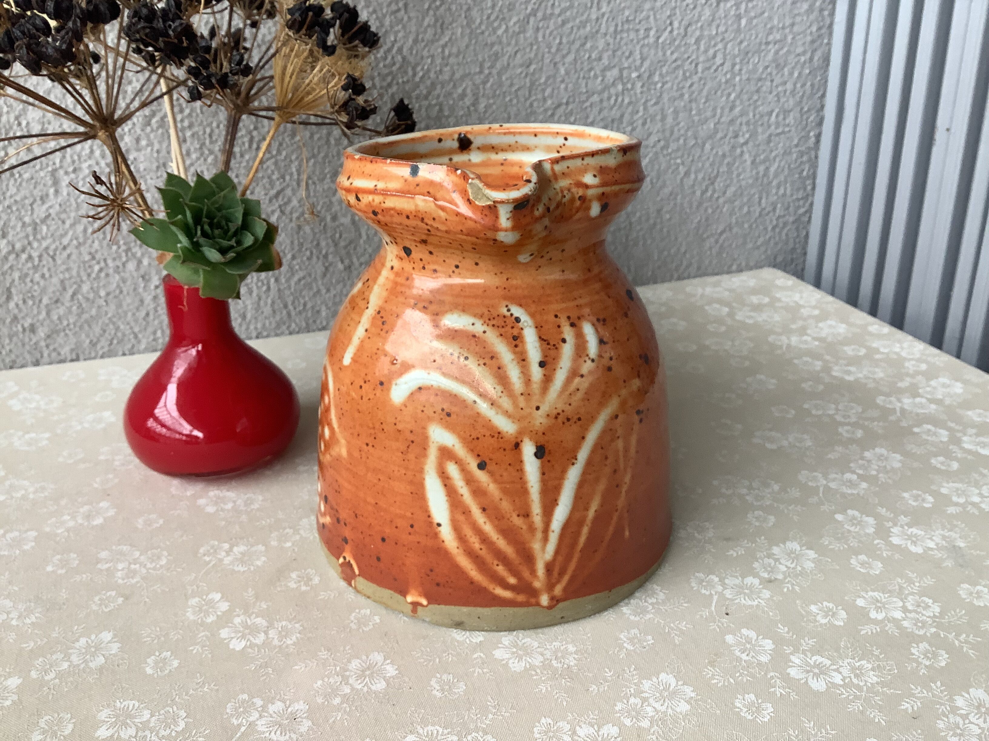Pitcher in terracotta late 19th century