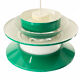 Pendant light "Trava" green version by Carl Thore for Granhaga Metallindustri. Sweden 1970s