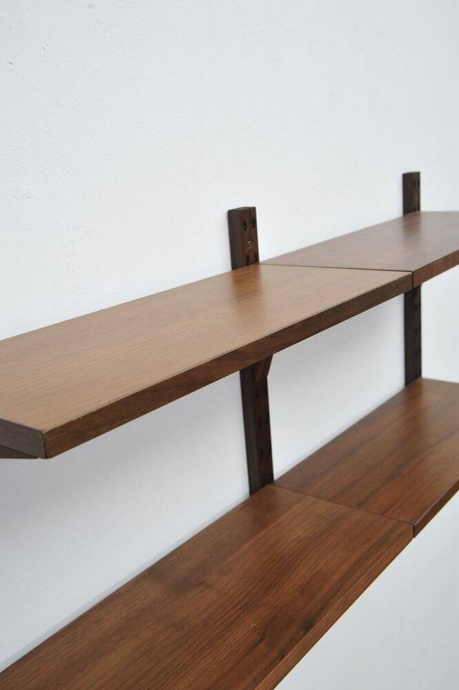 Vintage Royal System shelf in walnut by Poul Cadovius, 1950