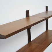 Vintage Royal System shelf in walnut by Poul Cadovius, 1950
