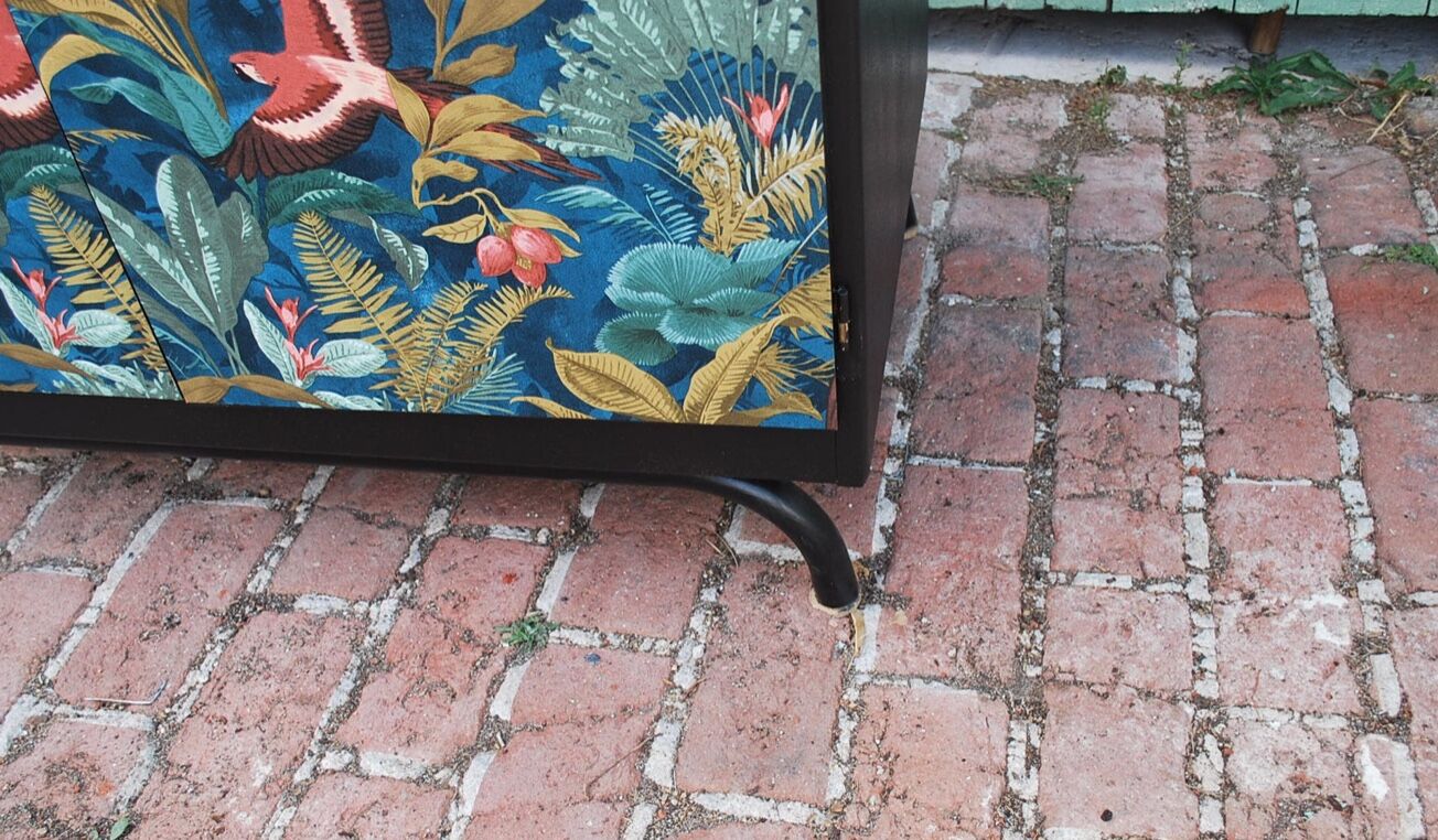 Renovated boarding school cabinet