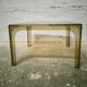 Table basse plexiglas fumé