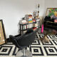 Fauteuil Tulip Pierre Paulin Artifort cuir noir