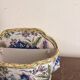 Antique Jardinière Earthenware 19th Century Sèvres Moustiers Macarons Style