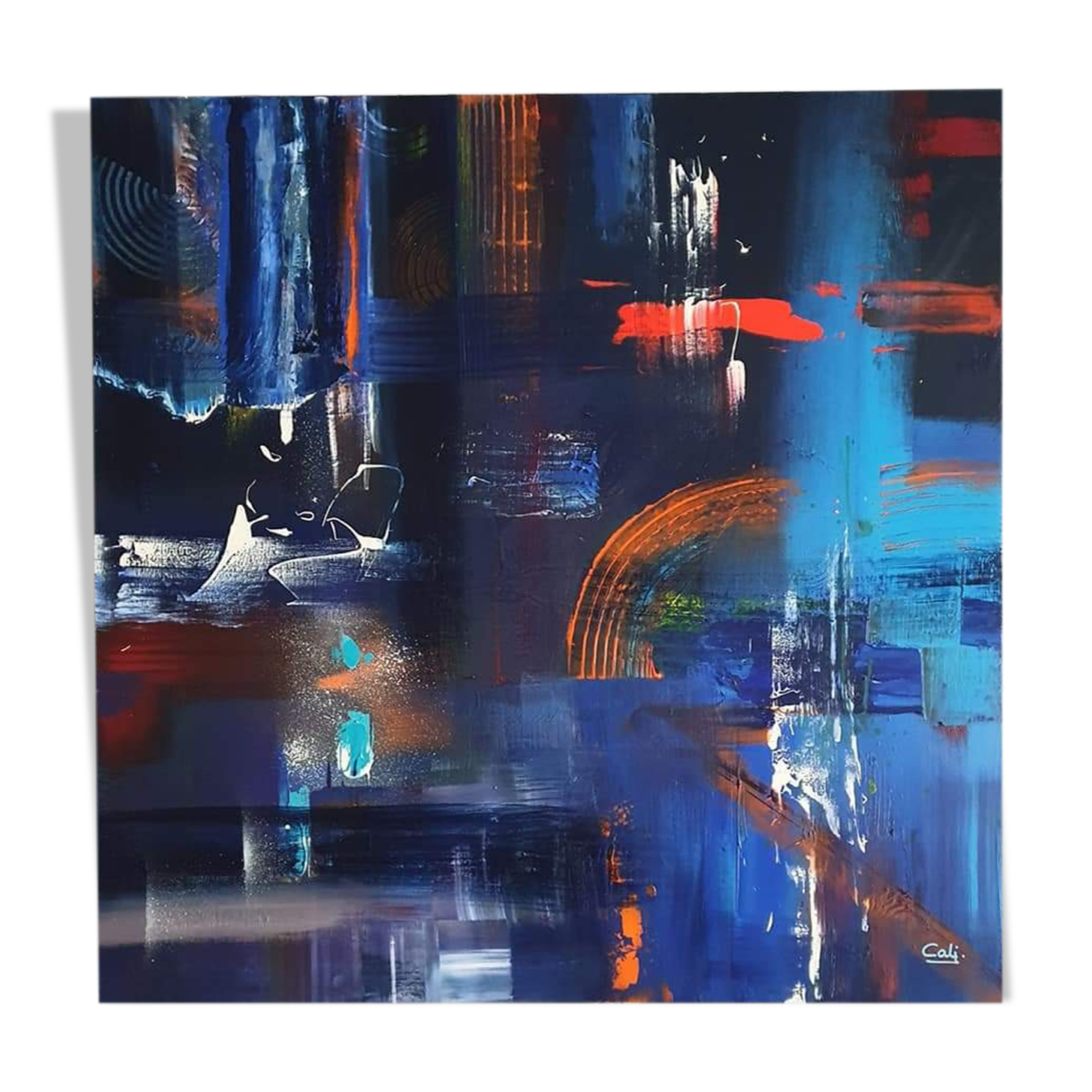 Blue wall
