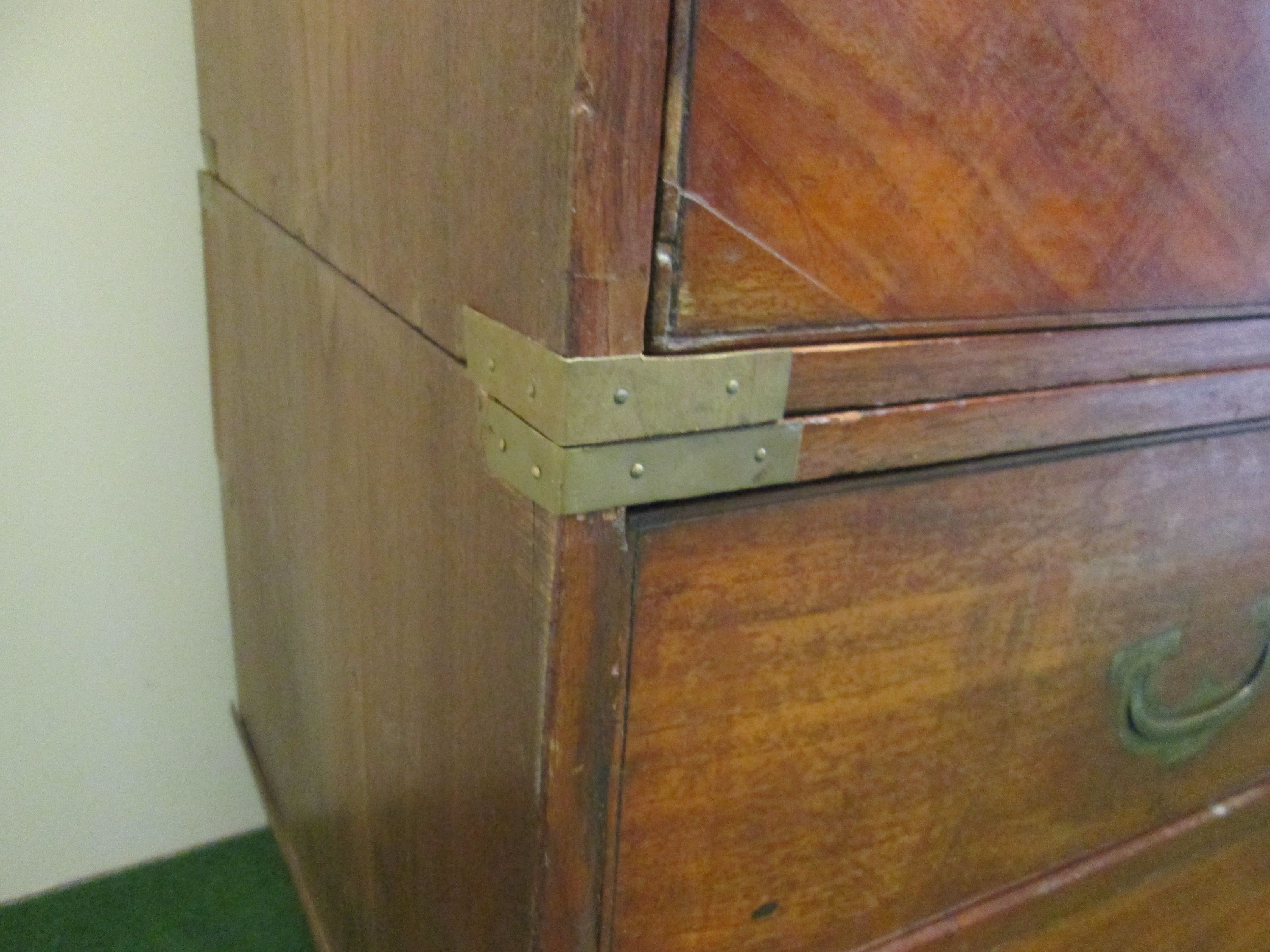 Commode bateau ancienne en acajou massif