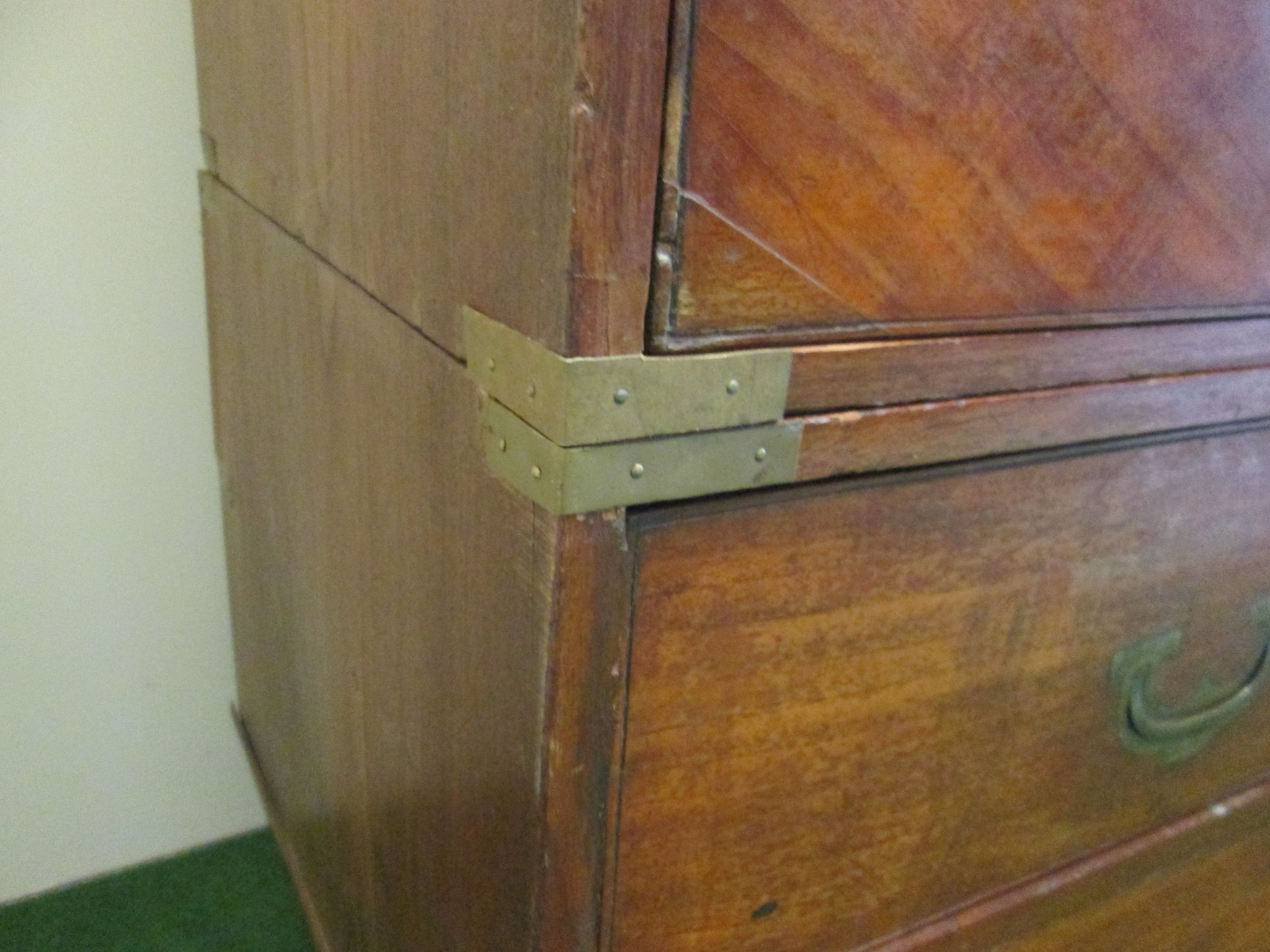 Commode bateau ancienne en acajou massif