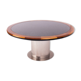 Table design de style yacht ronde 1980