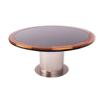 Table design de style yacht ronde 1980