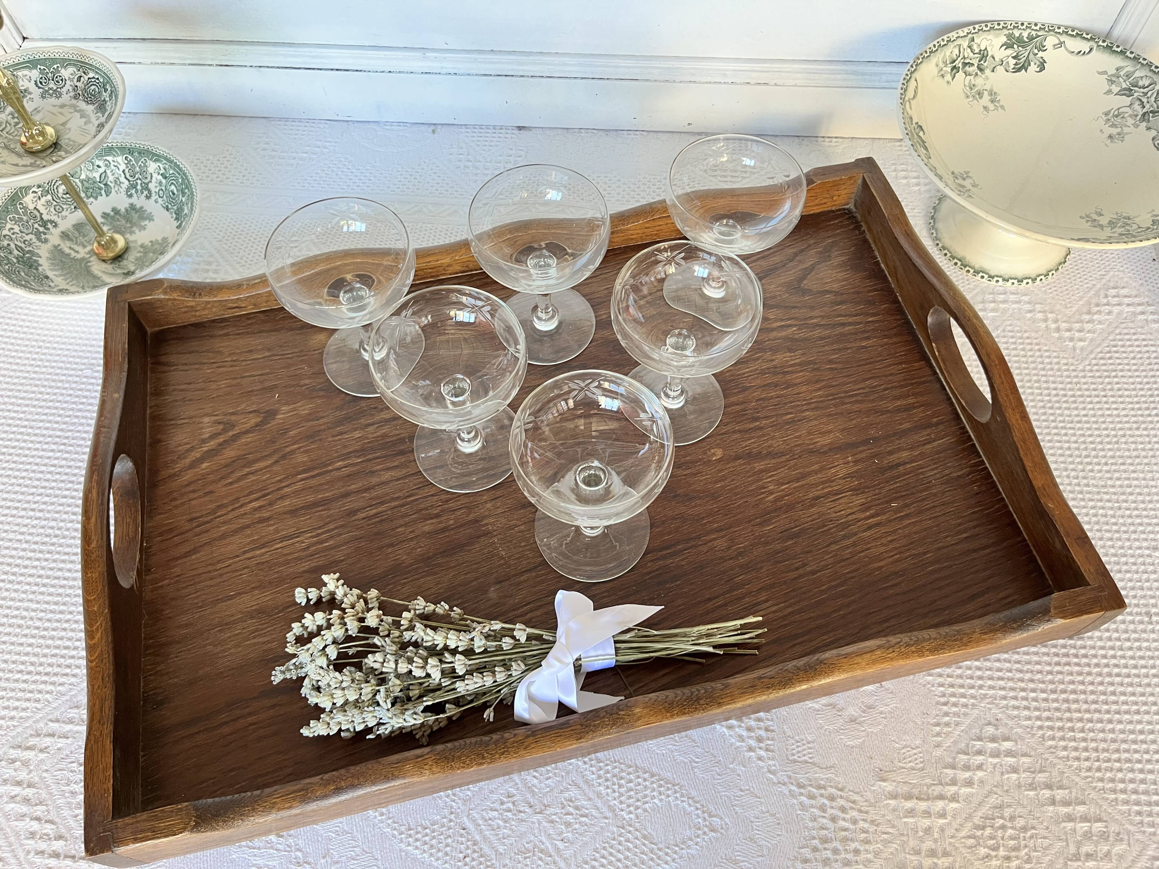 Large service tray