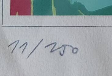 Lithographie de Janko Mihailovic numérotée signée, 1970