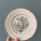 Lot de 12 petites assiettes Digoin Sarreguemines, « Les Mois »