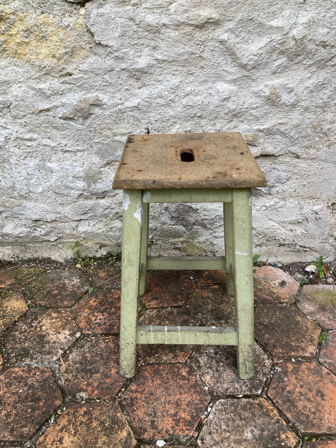 Vintage workshop stool