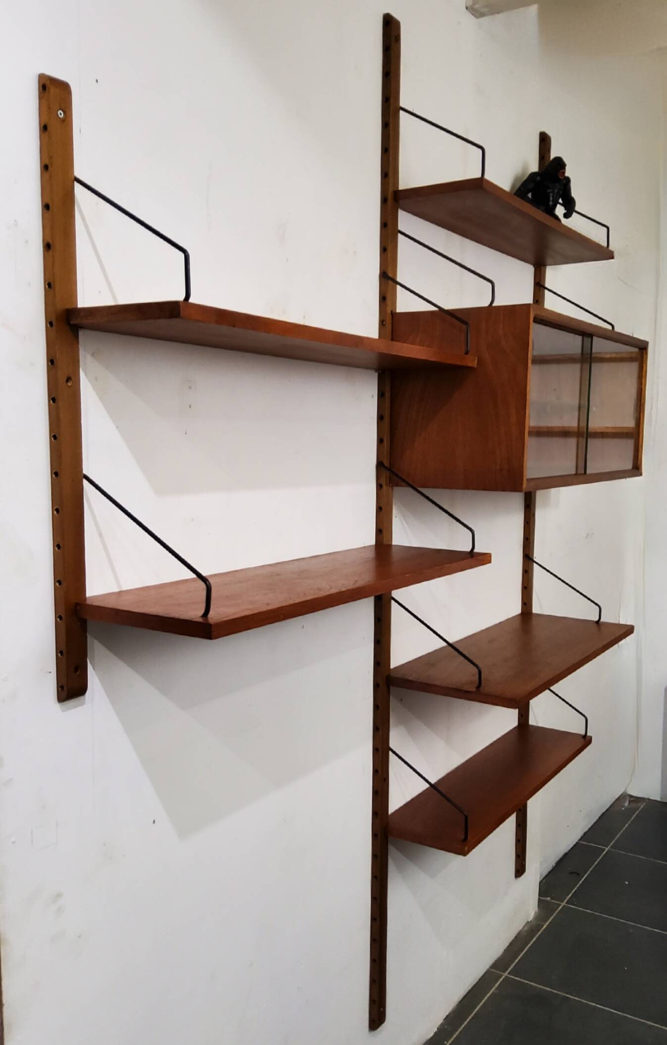 Modular wall shelf by Poul Cadovius, 1960