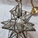 Star glass pendant lamp Steinhauer Pimpernel
