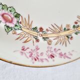 Porcelain plate from Limoges hand-decorated by A. Lanternier, from