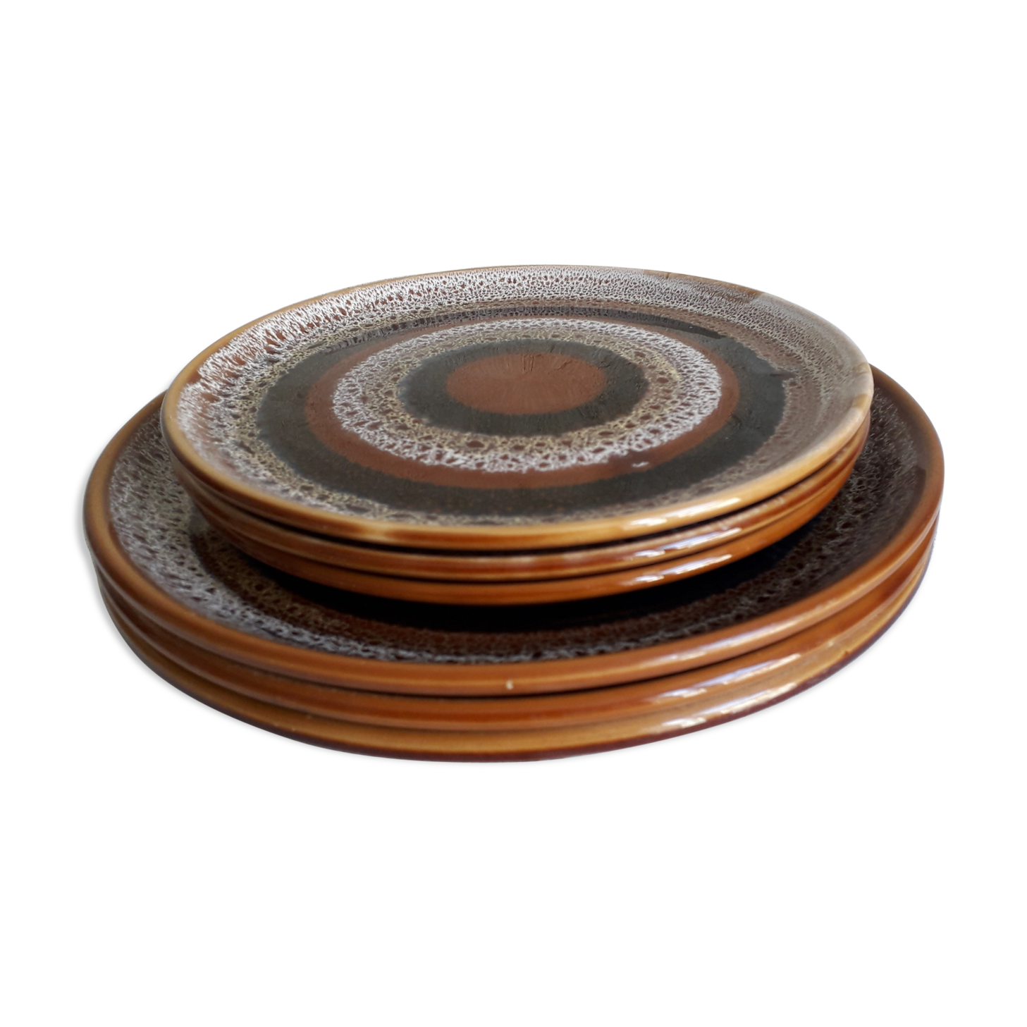 Plates Sarreguemines model "hawaii"