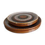 Plates Sarreguemines model "hawaii"