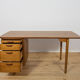 Art Deco Oak Desk by Gunnar Ericsson for Åtvidaberg / Facit AB, Sweden, 1950s