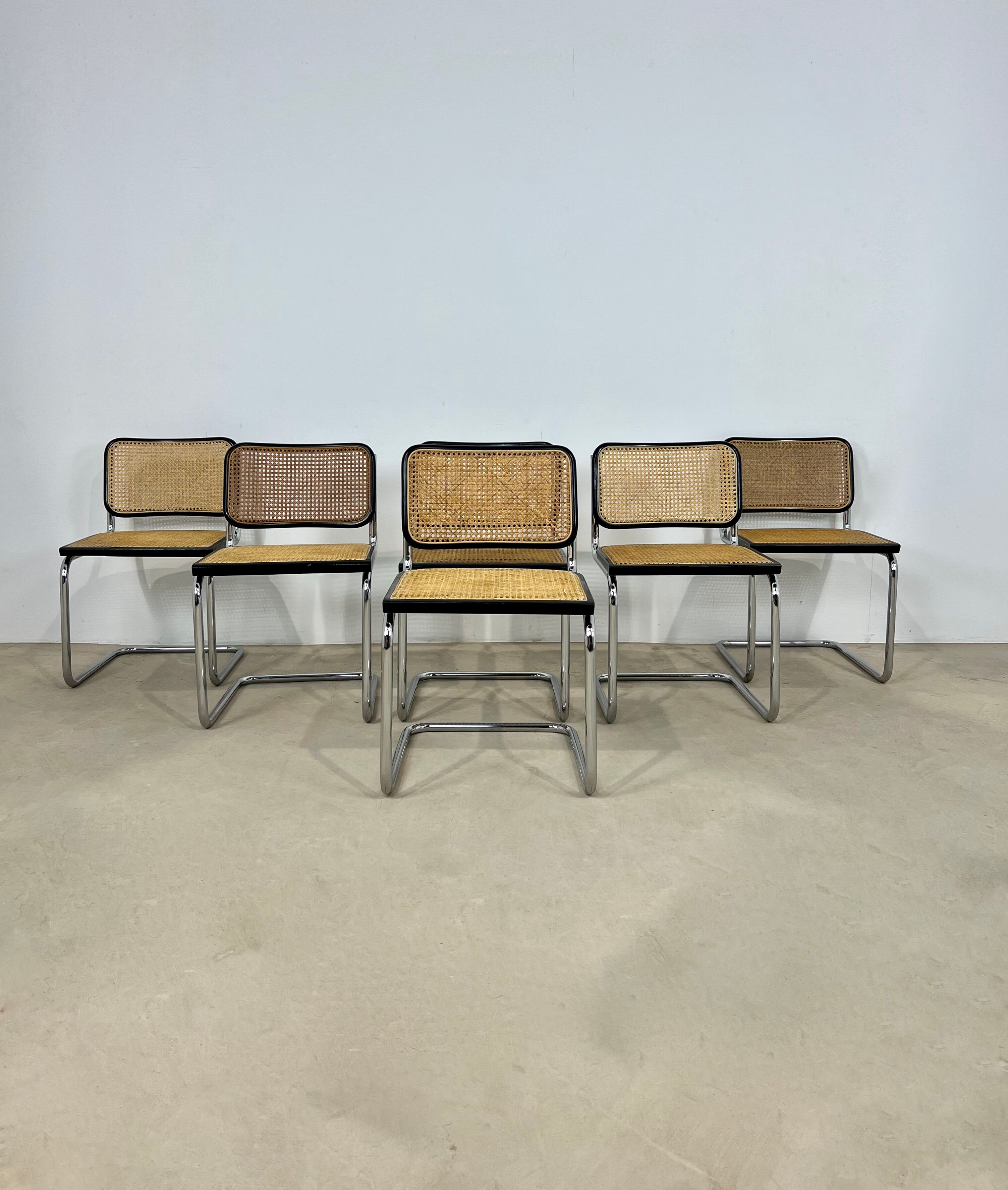 Dinning Style Chairs B32 By Marcel Breuer set6