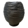 Handmade Ceramic Vase — Textured Bronze Glaze, 1970s