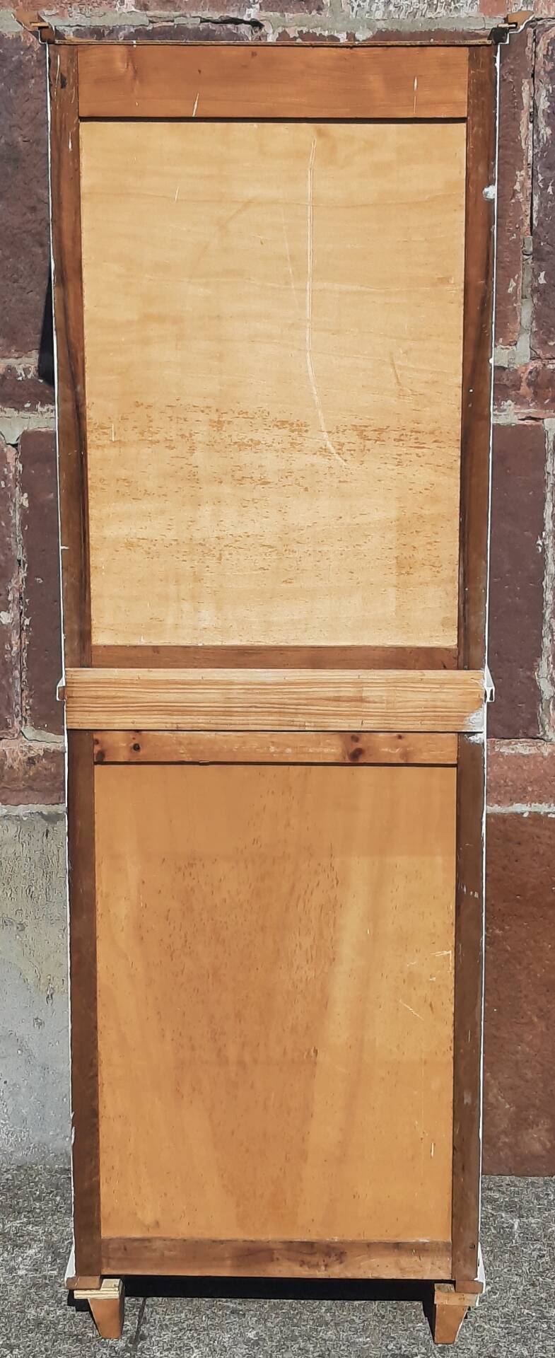Wooden wardrobe.