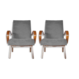 Pair of armchairs 53 by Jaroslav Smídek for TON, years 1960