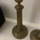 Pair of brass candlesticks