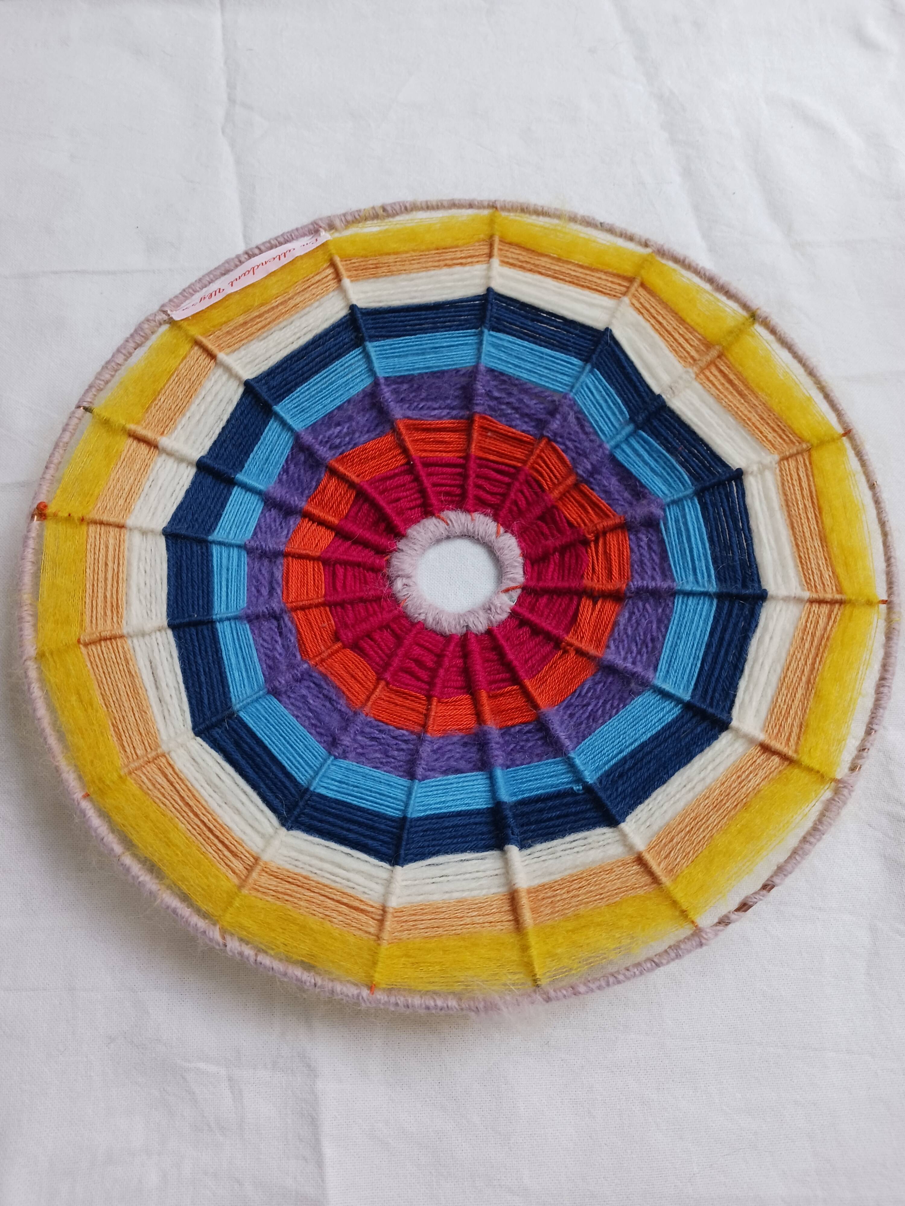 Cylindrical day abat weaving wool