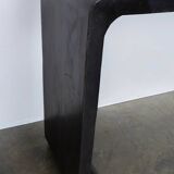 Vintage scroll legged console table