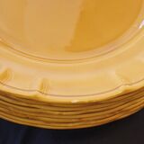 8 assiettes plates Luxceram ADP