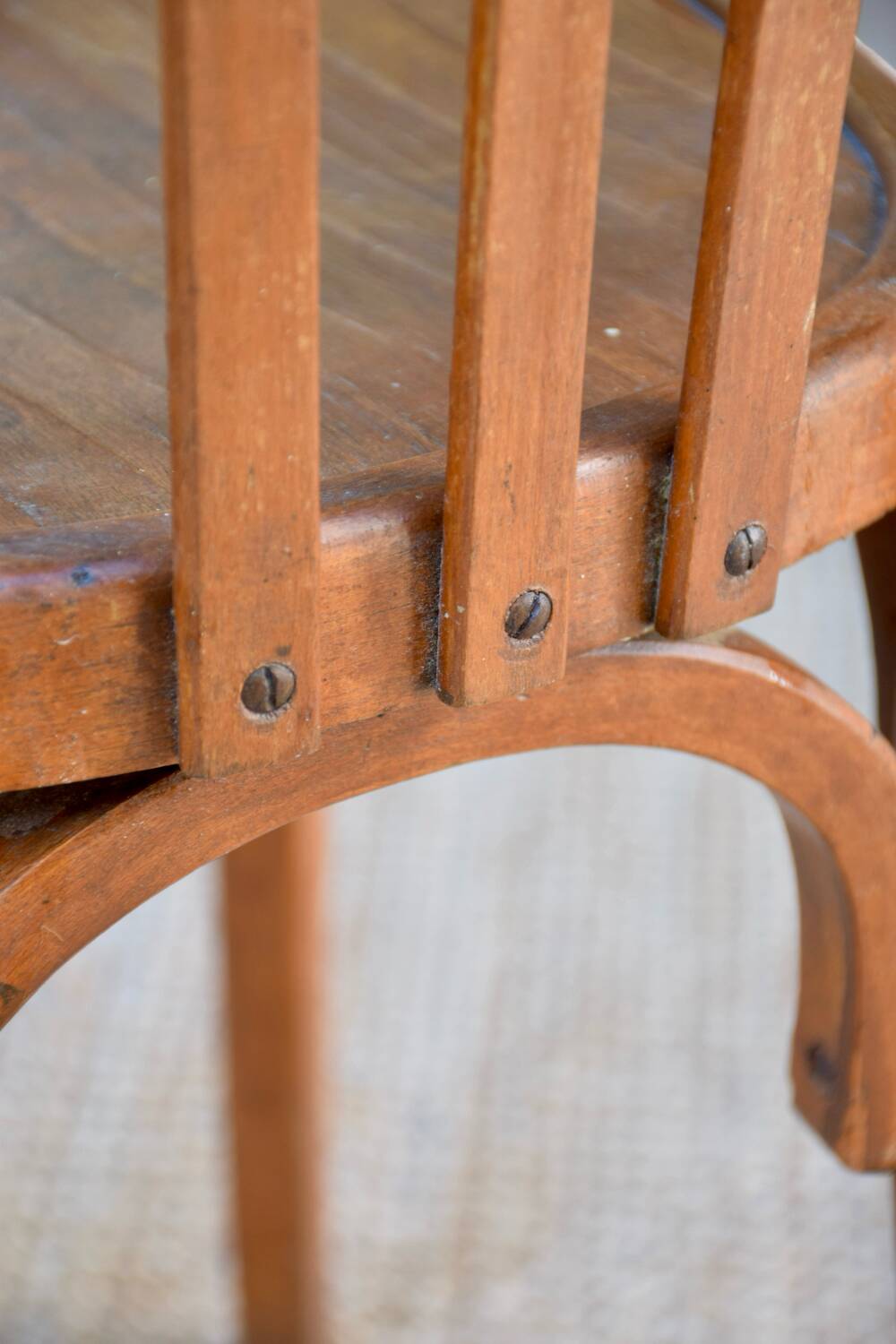 Duo of Baumann bistro chairs