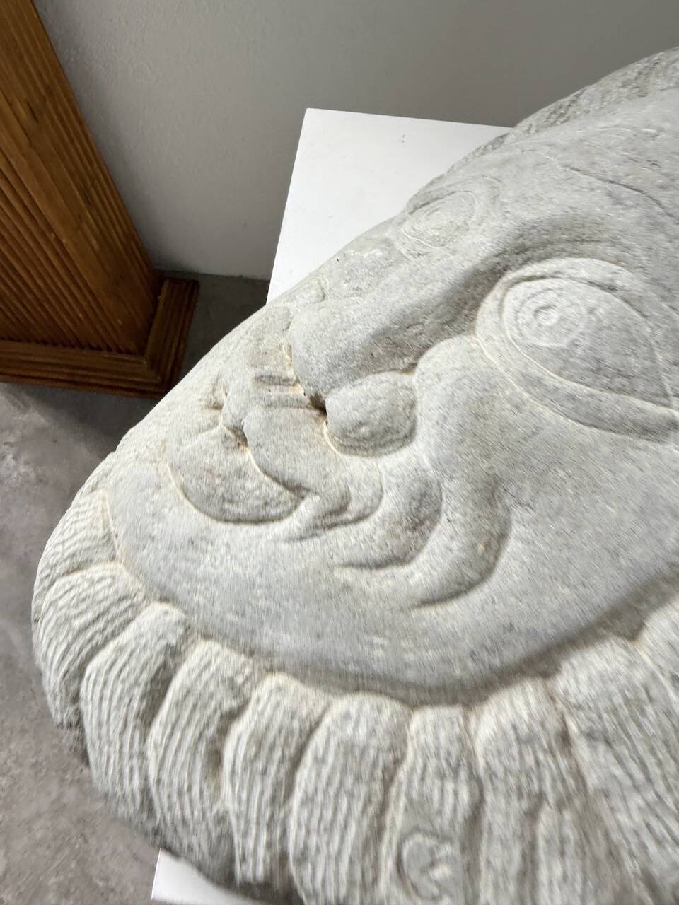 Stone sculpture 1950 face