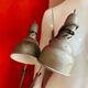 Pair of articulated industrial lamps 1950
