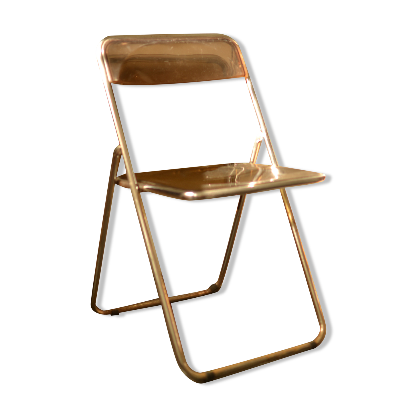 Two plexi chairs smoked 70s