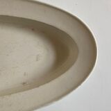 Dish Creil Directoire 1806 fine earthenware XXL