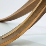 Large bronze coffee table by Michel Mangematin circa 1962