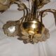 mother-of-pearl lotus flower chandelier