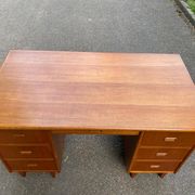 Scandinavian teak desk 1970 Denmark