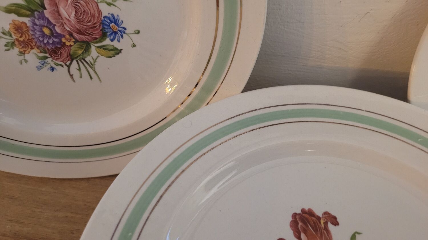 Dessert plates 50's