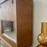 Vintage teak high sideboard